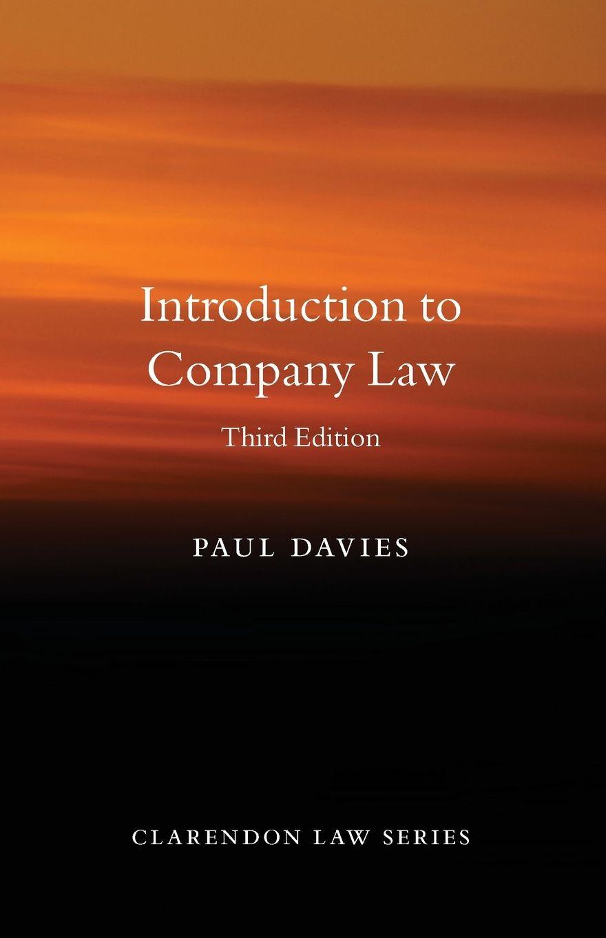 Vorderes Coverbild Introduction to Company Law