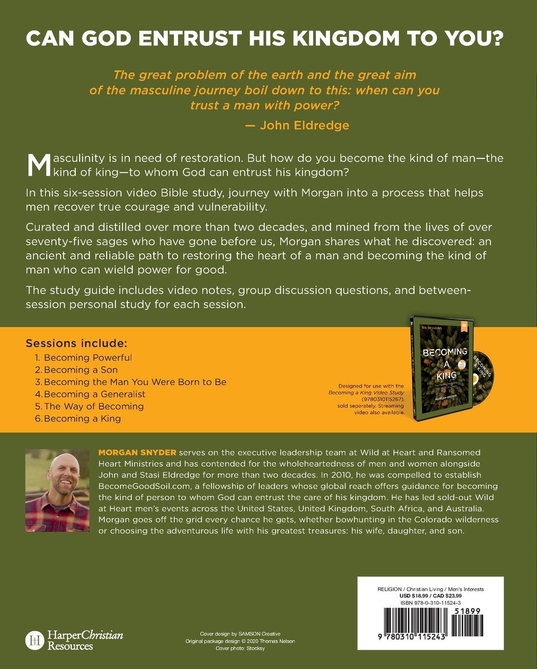 Rückseitencover The Becoming a King Study Guide