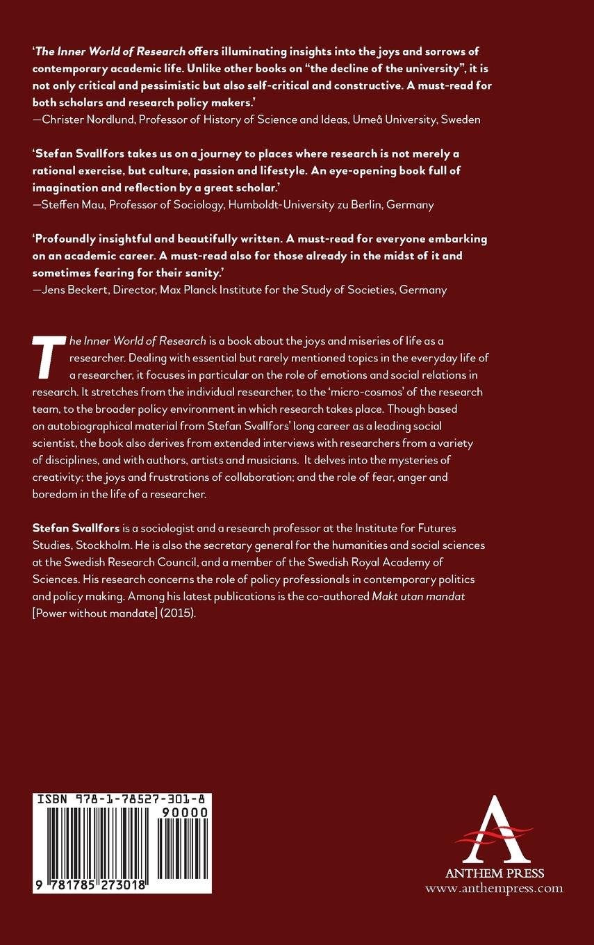 Rückseitencover The Inner World of Research