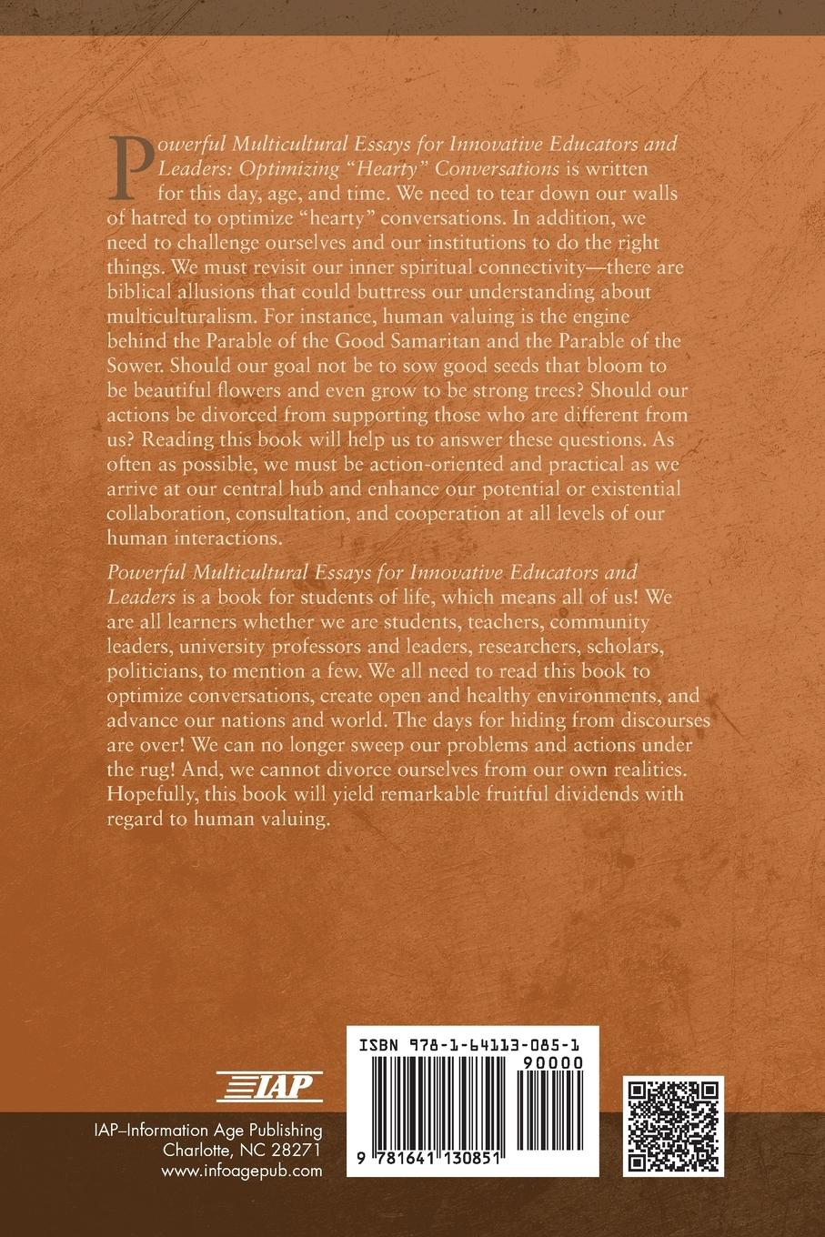 Rückseitencover Powerful Multicultural Essays For Innovative Educators and Leaders