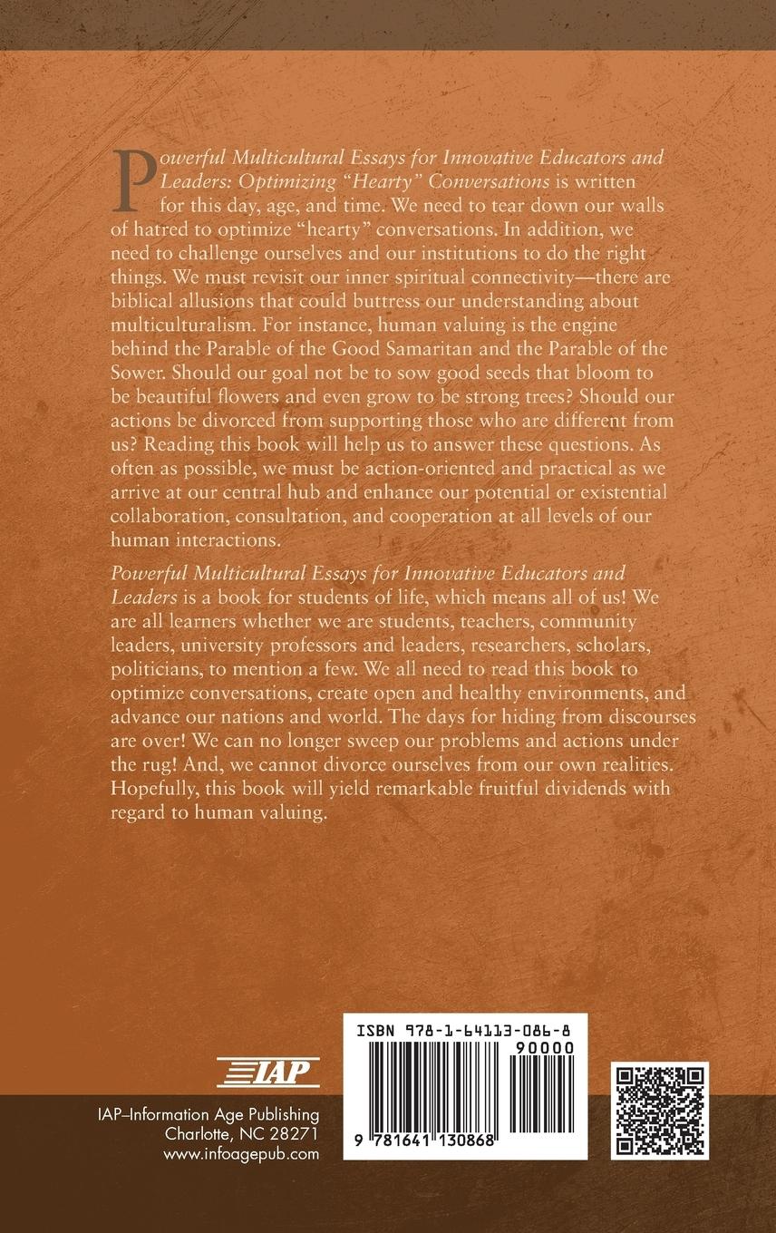 Rückseitencover Powerful Multicultural Essays For Innovative Educators and Leaders