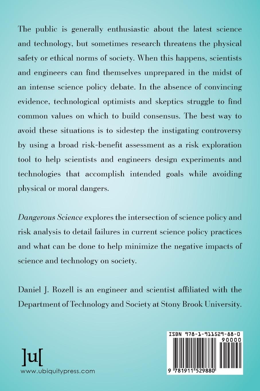 Rückseitencover Dangerous Science