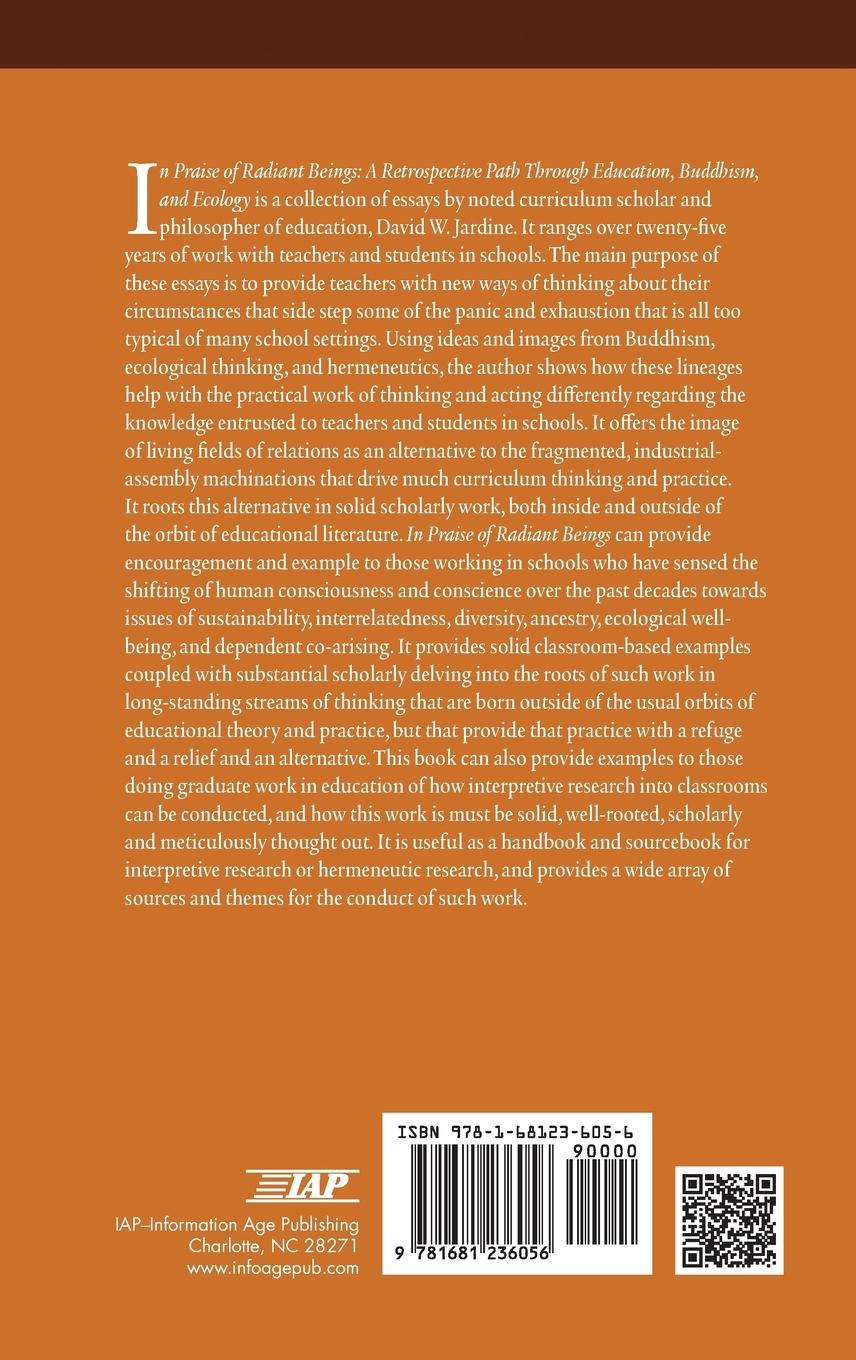 Rückseitencover In Praise of Radiant Beings