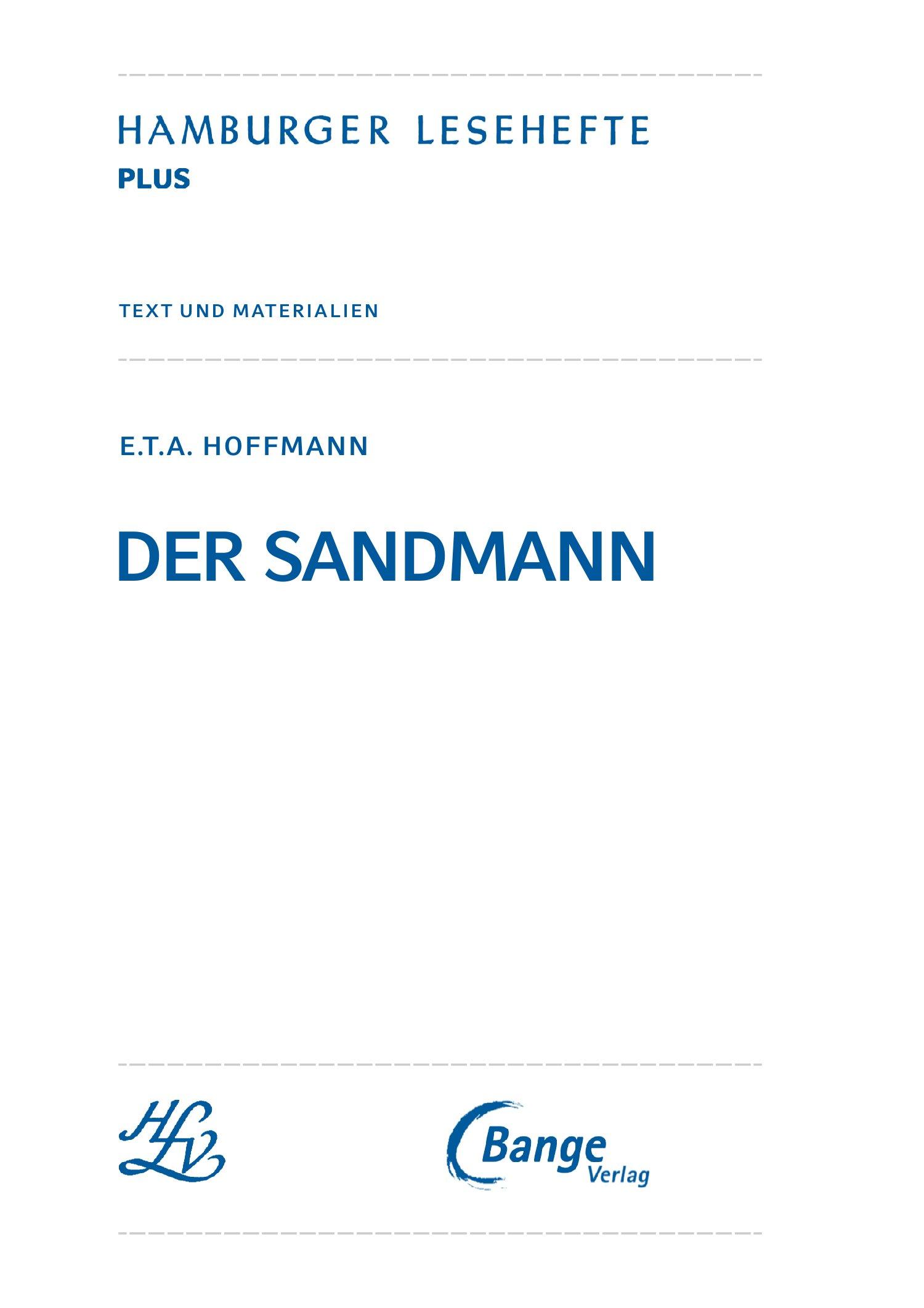 Beispielinhalt (Bild) Der Sandmann. Hamburger Leseheft plus Königs Materialien