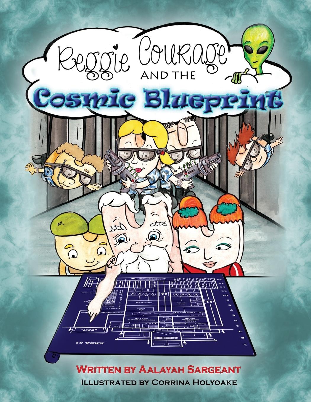 Vorderes Coverbild Reggie Courage and the cosmic blueprint