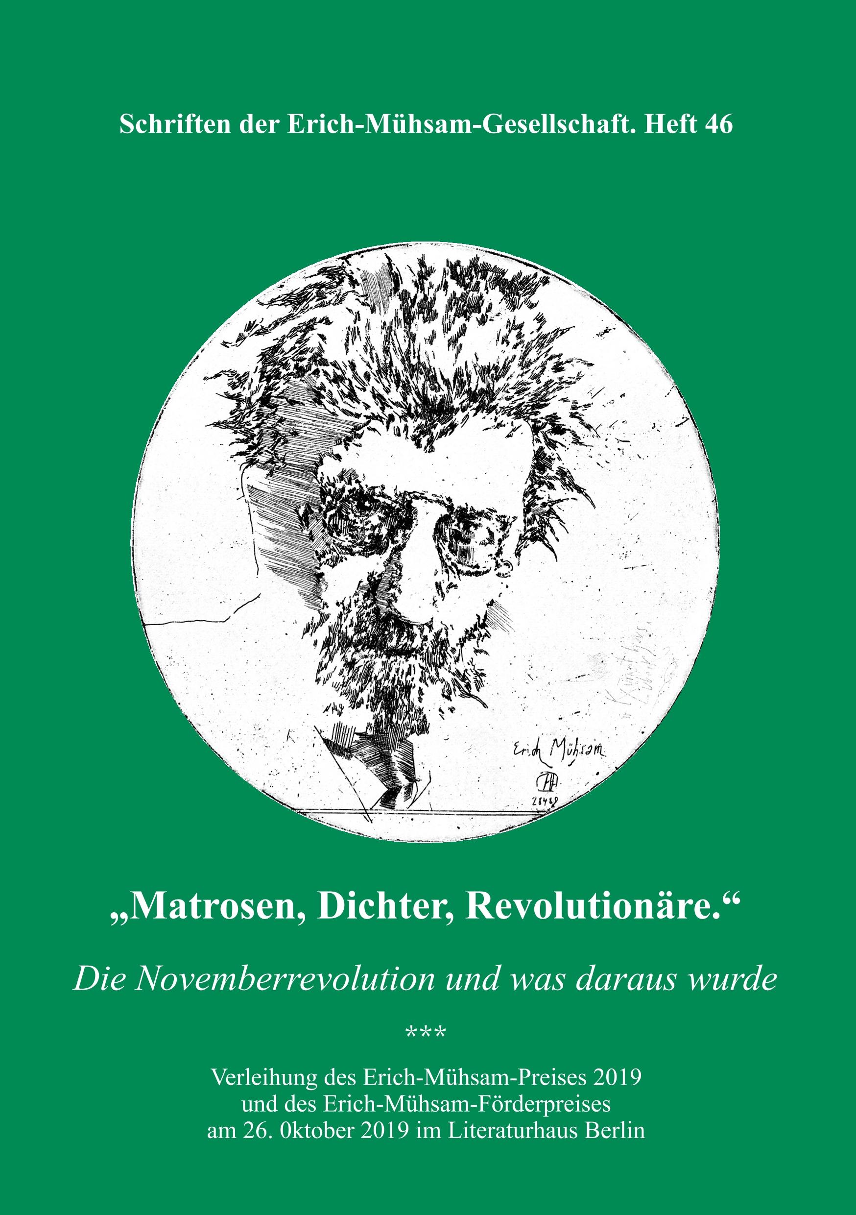 Vorderes Coverbild Matrosen, Dichter, Revolutionäre.