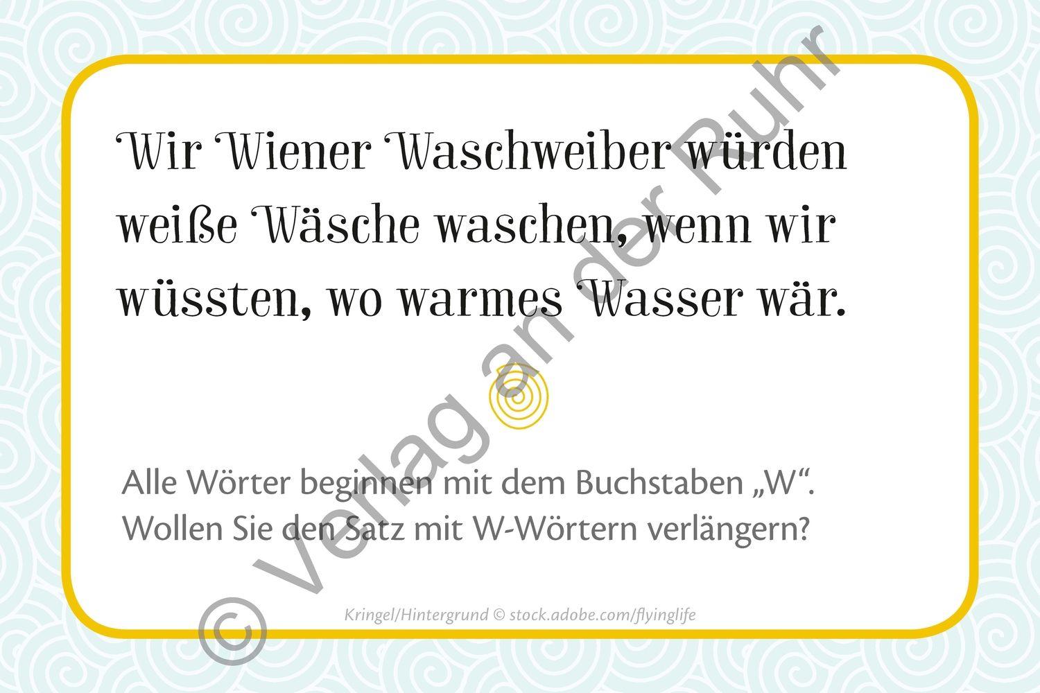 Beispielinhalt (Bild) Das Schmunzelspiel für Senioren und Seniorinnen