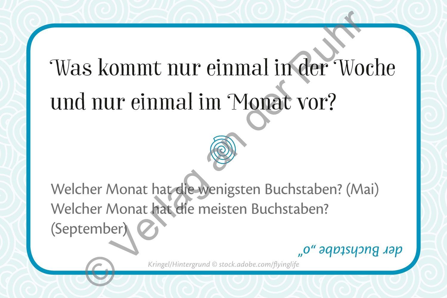 Beispielinhalt (Bild) Das Schmunzelspiel für Senioren und Seniorinnen