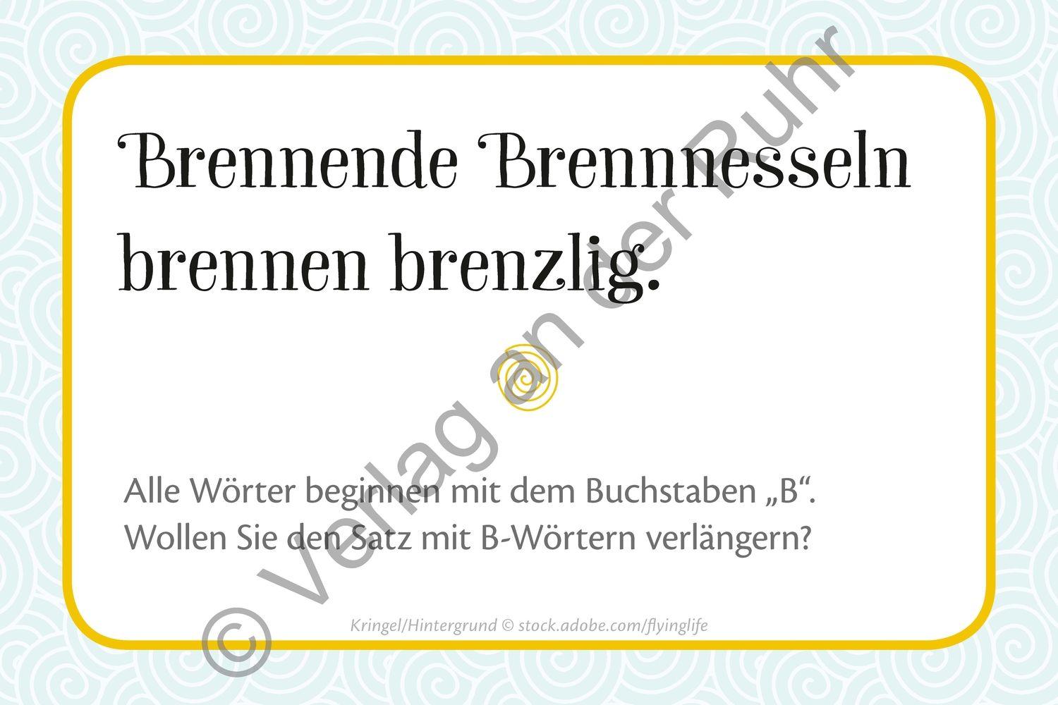 Beispielinhalt (Bild) Das Schmunzelspiel für Senioren und Seniorinnen