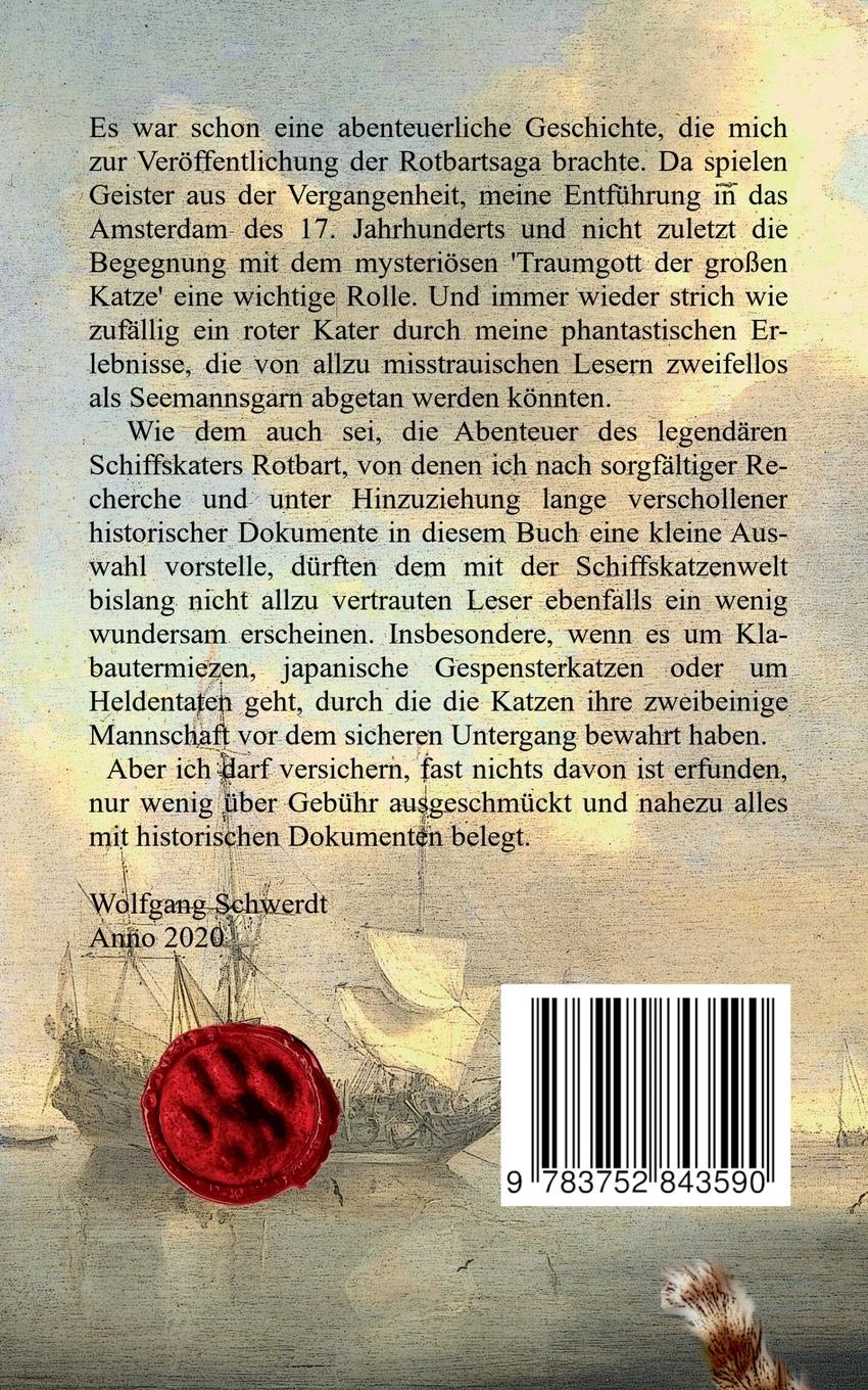 Rückseitencover Rotbartsaga