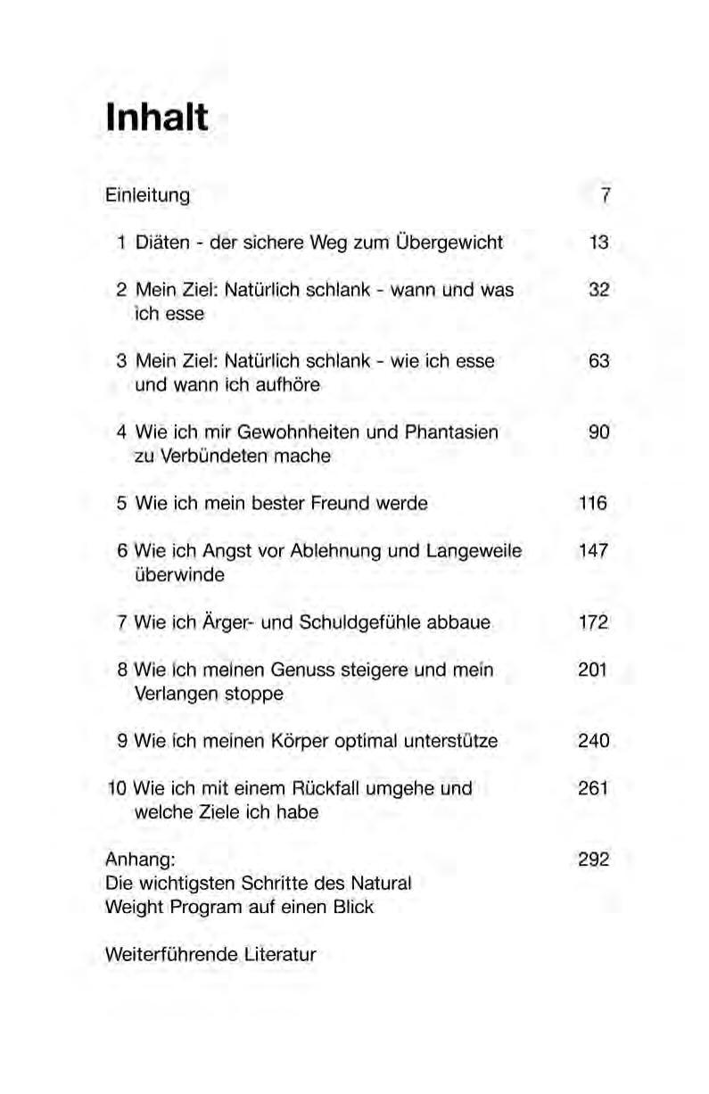 Beispielinhalt (Bild) Abnehmen und dabei genießen