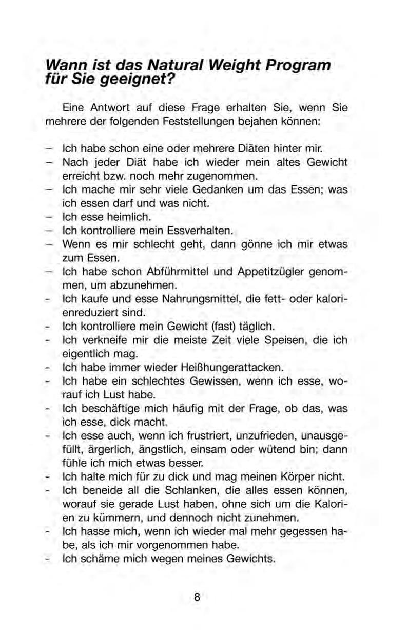 Beispielinhalt (Bild) Abnehmen und dabei genießen