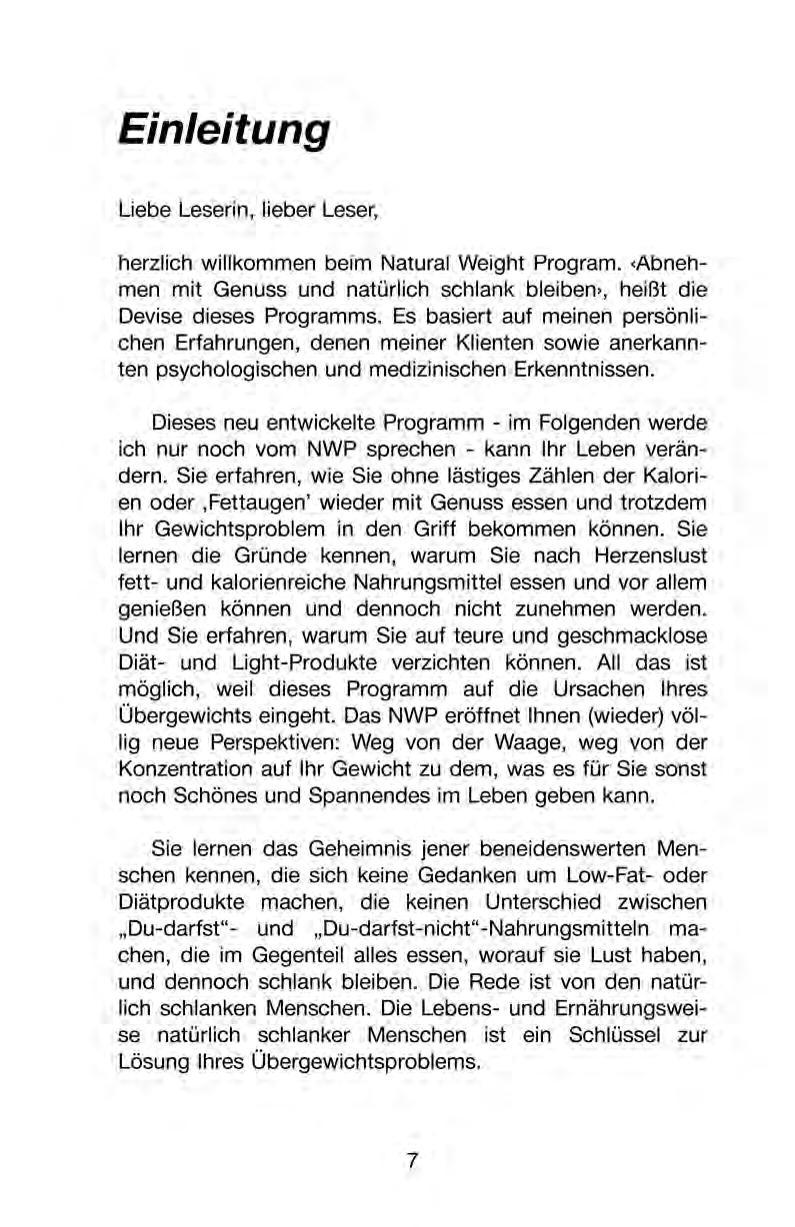 Beispielinhalt (Bild) Abnehmen und dabei genießen