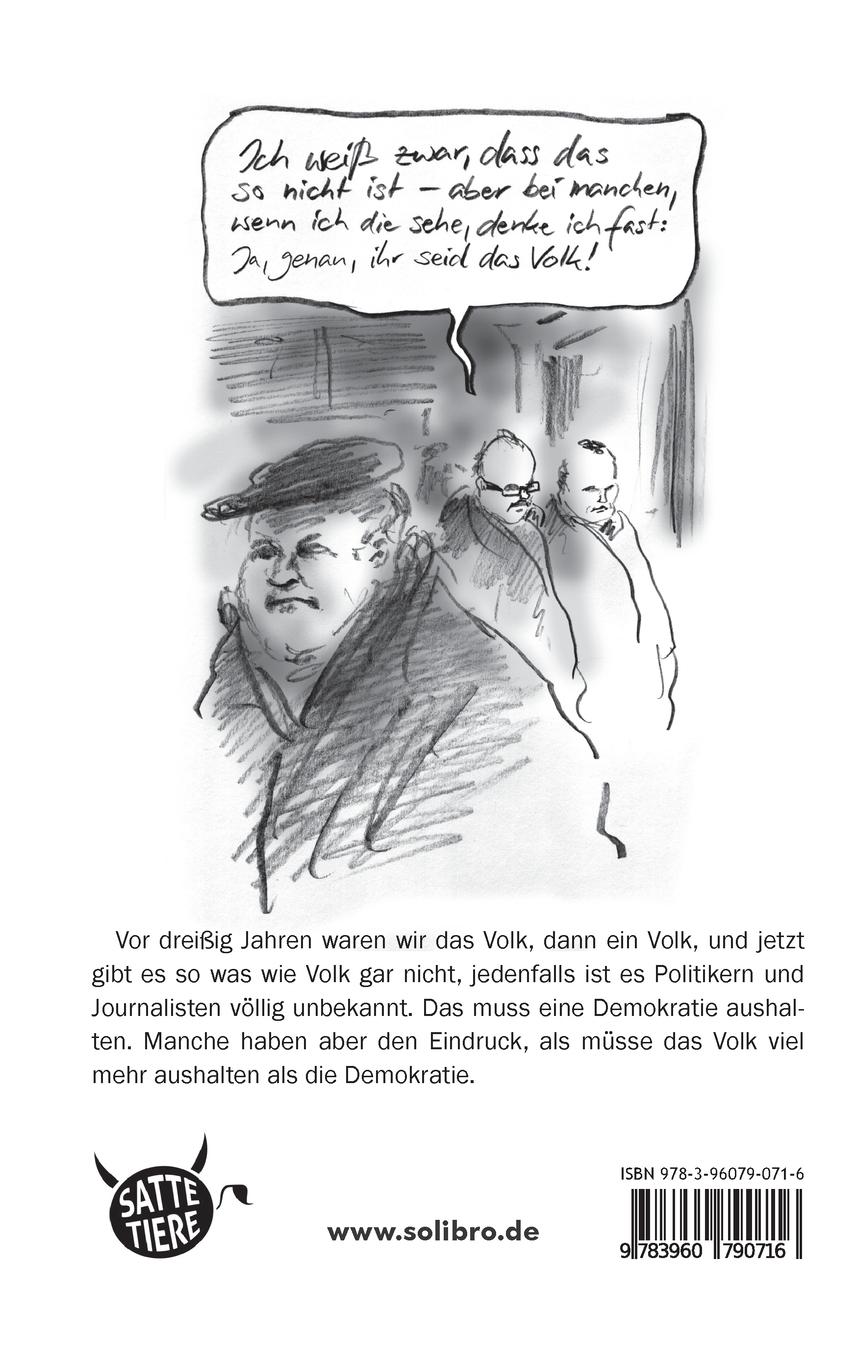Rückseitencover Wir sind das Volk, das sich so was gefallen lässt!