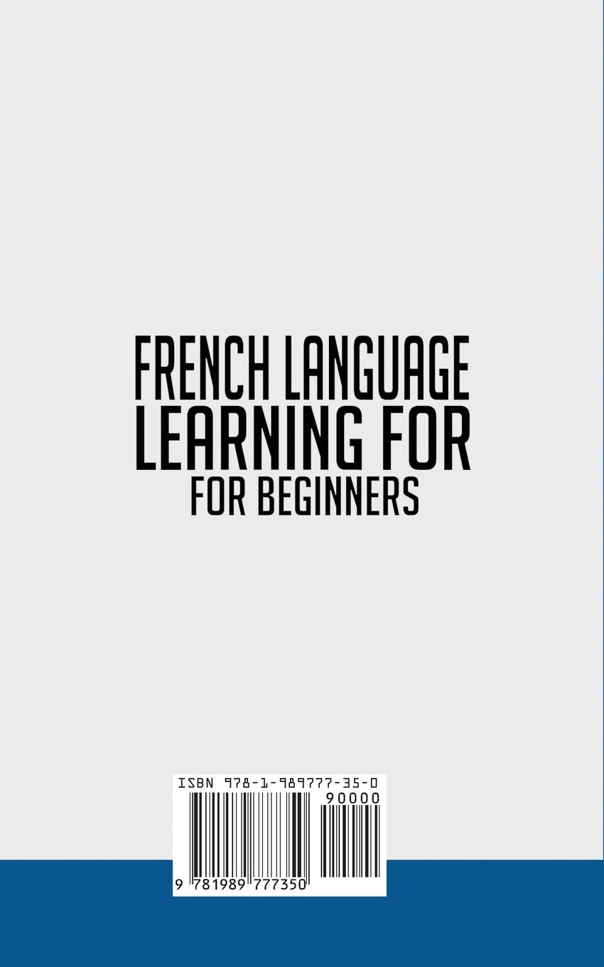 Rückseitencover French Language Learning for Beginner's - Vocabulary Book