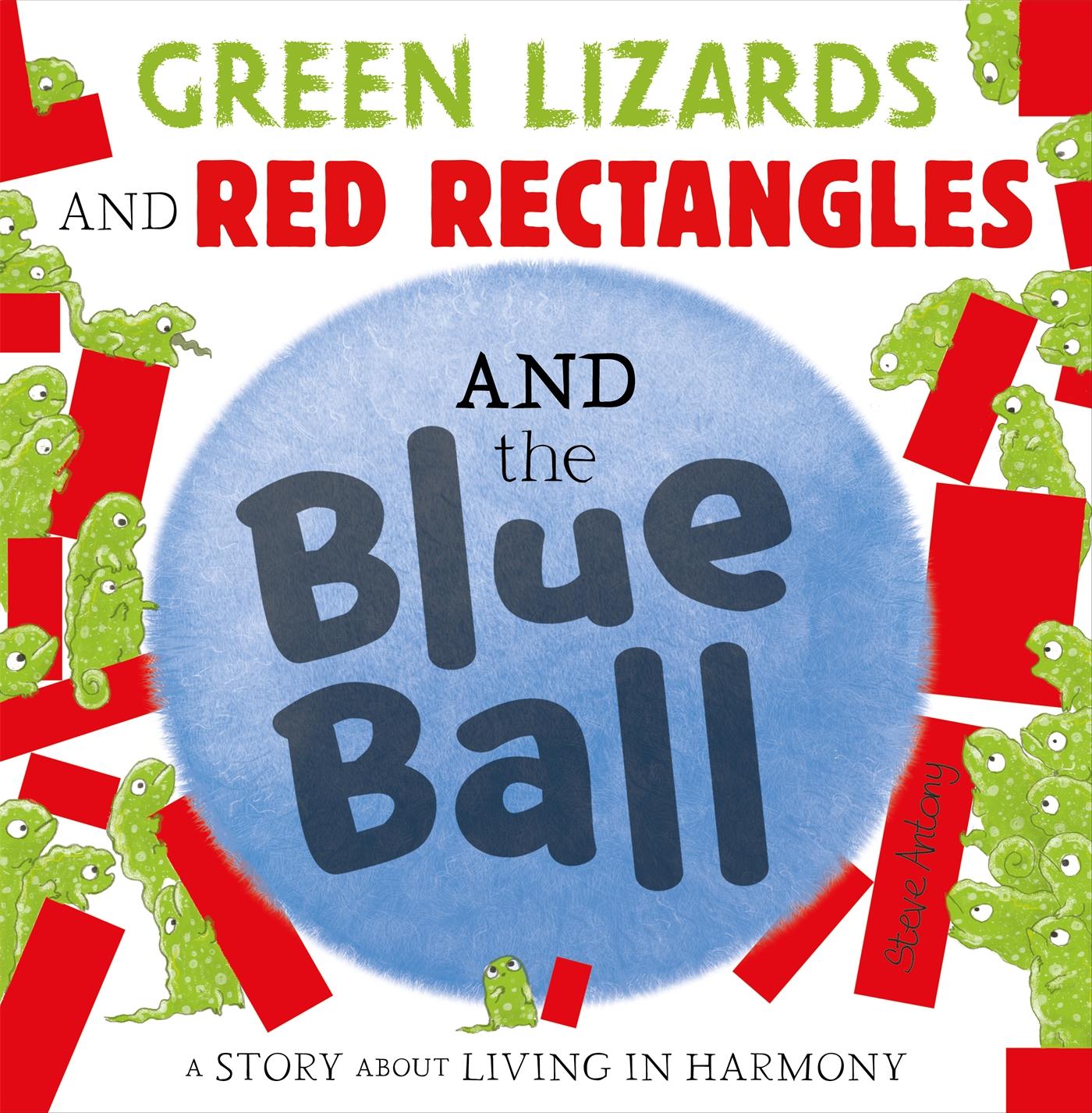 Vorderes Coverbild Green Lizards and Red Rectangles and the Blue Ball