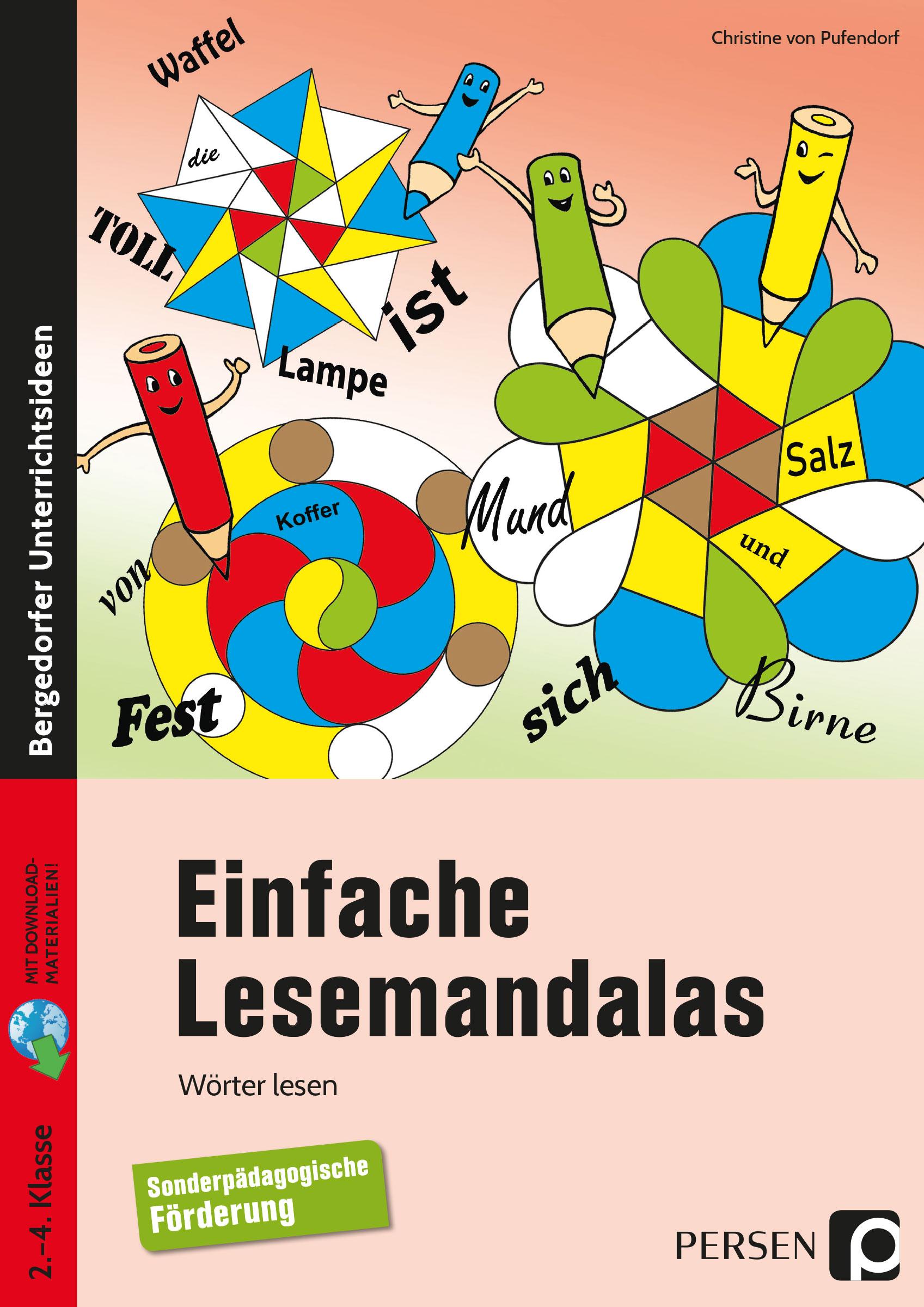 Vorderes Coverbild Einfache Lesemandalas
