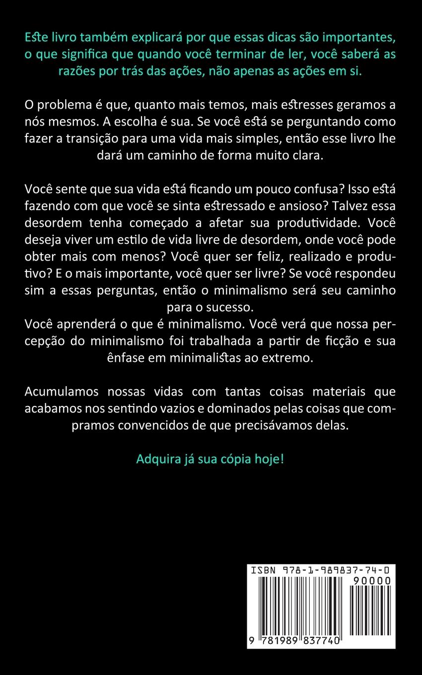 Rückseitencover Minimalismo