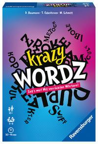 Vorderes Coverbild Ravensburger 26837 - Krazy Wordz - Gesellschaftsspiel für die ganze Familie, Spiel für Erwachsene und Kinder ab 10 Jahren, Partyspiel für 3-8 Spieler - mit 240 Spielkarten