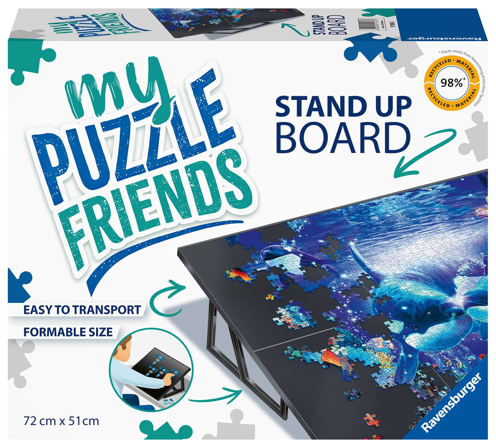 Vorderes Coverbild Puzzle Staffelei. 1000 Teile