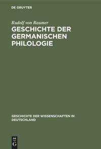 Vorderes Coverbild Geschichte der germanischen Philologie