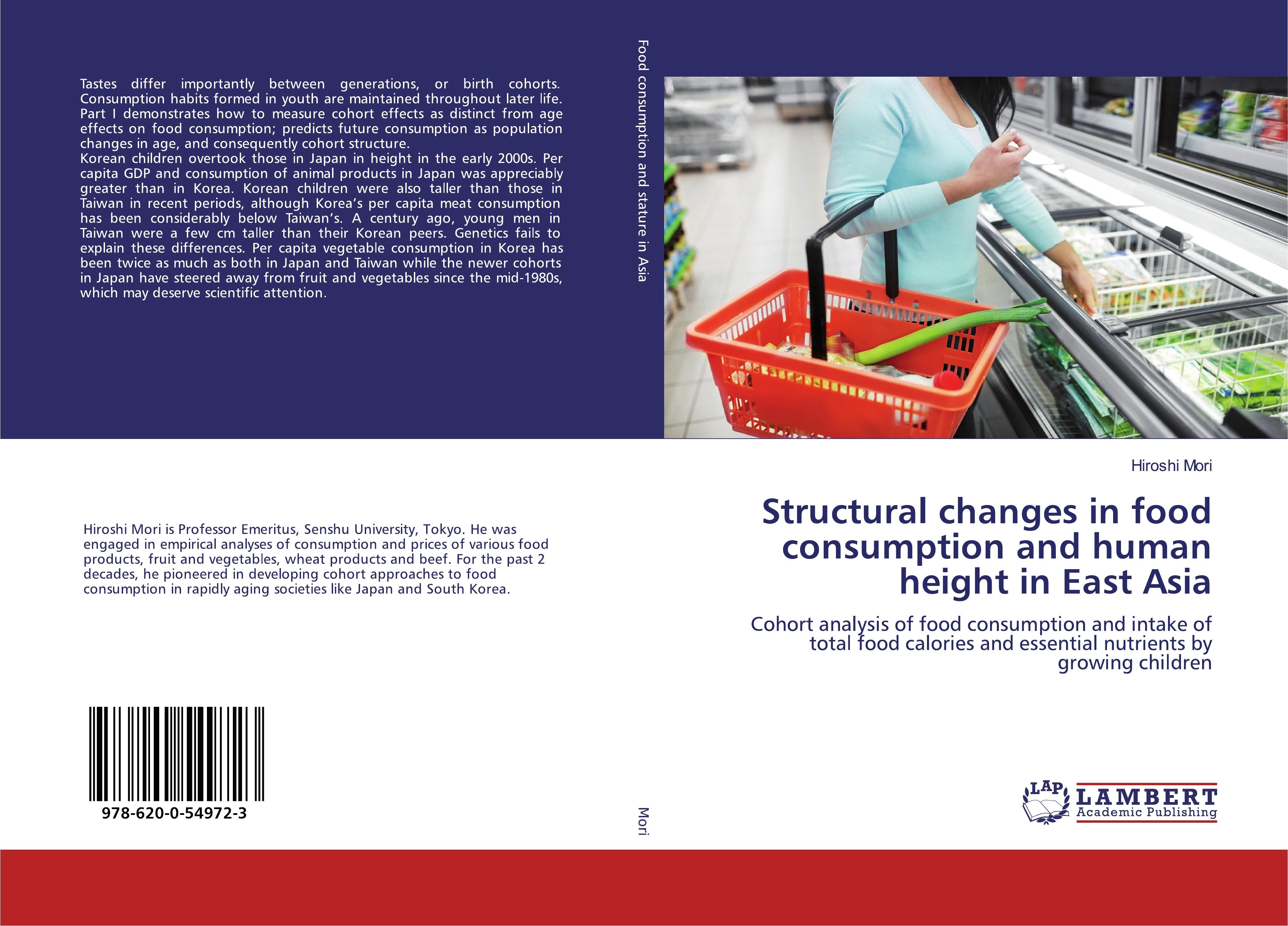 Vorderes Coverbild Structural changes in food consumption and human height in East Asia