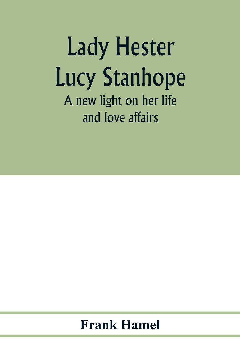 Vorderes Coverbild Lady Hester Lucy Stanhope