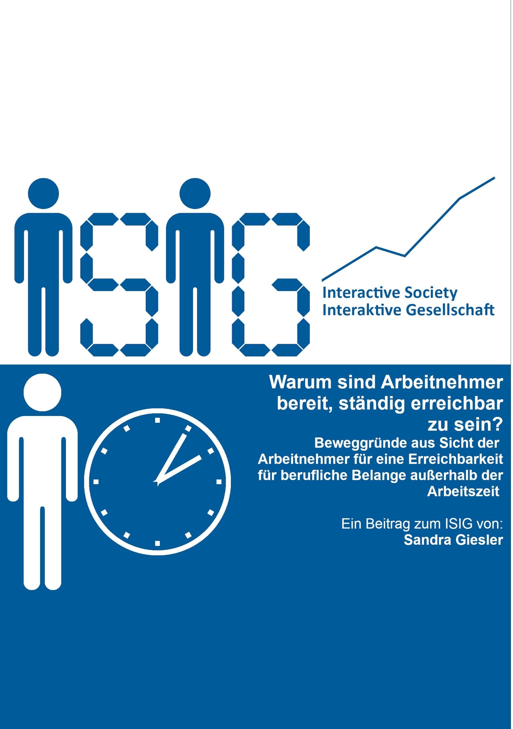 Vorderes Coverbild Warum sind Arbeitnehmer bereit, ständig erreichbar zu sein?