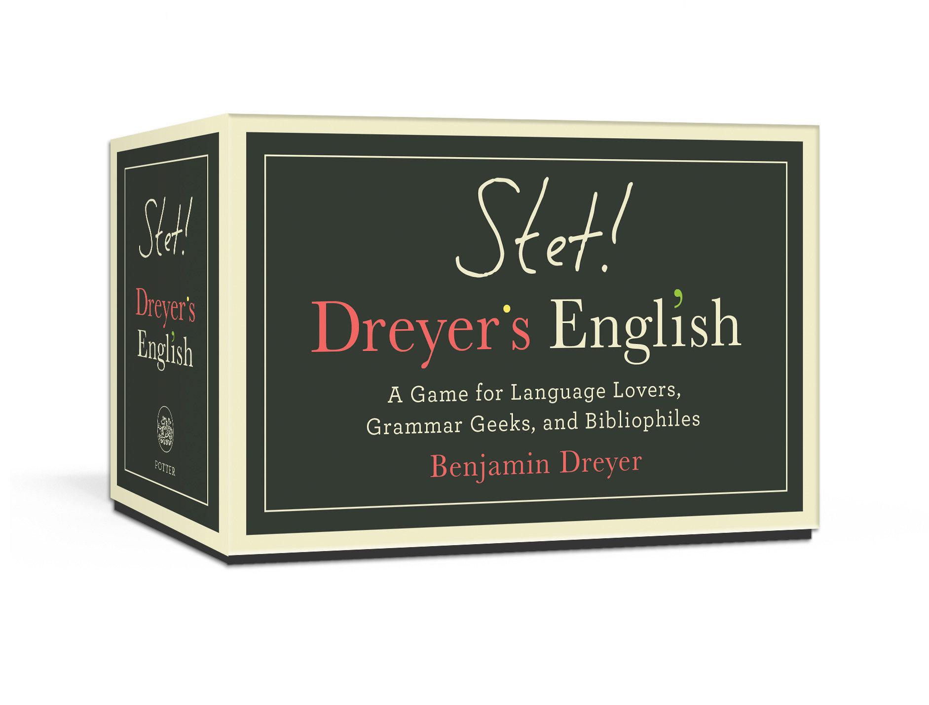 Vorderes Coverbild STET! Dreyer's English