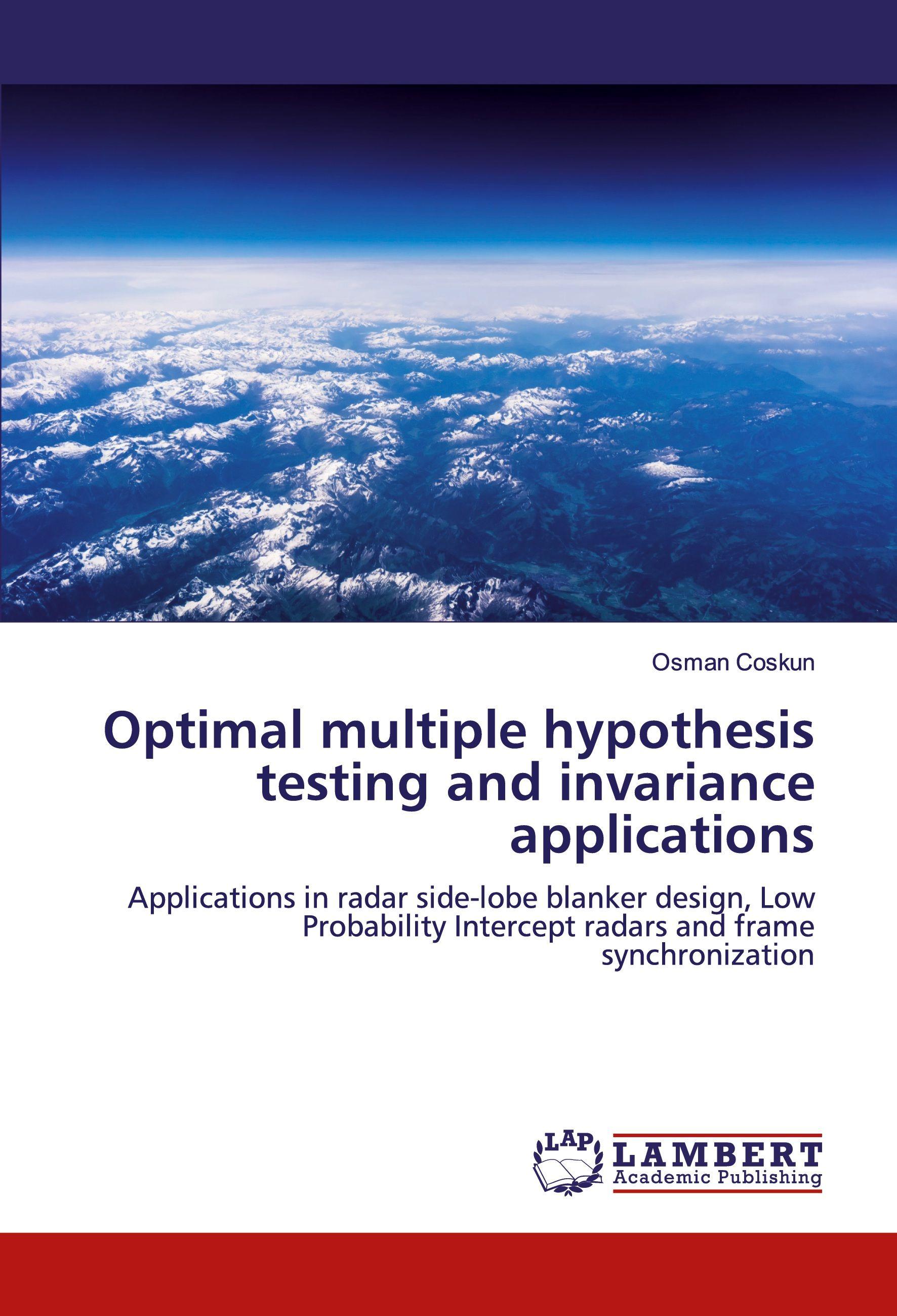 Vorderes Coverbild Optimal multiple hypothesis testing and invariance applications