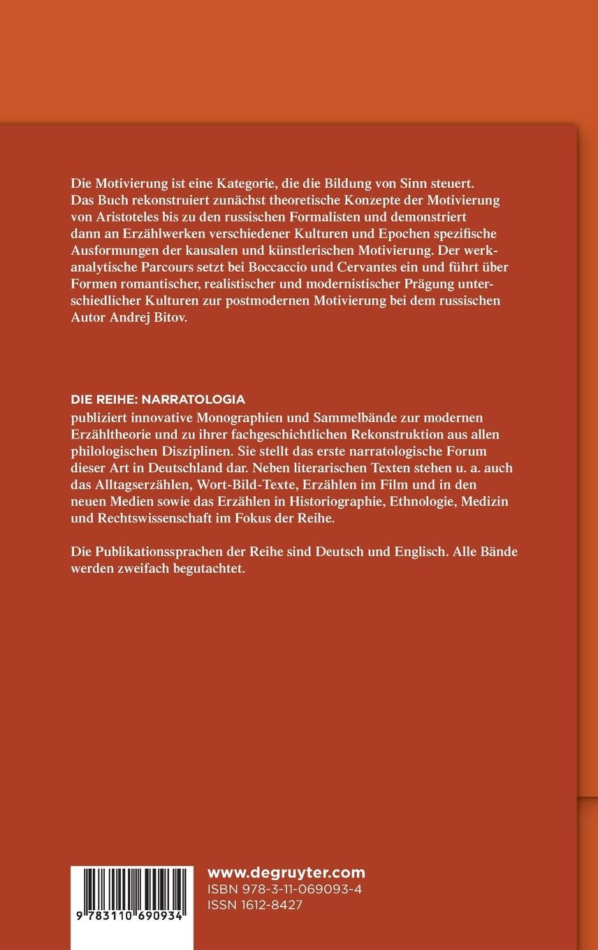 Rückseitencover Narrative Motivierung