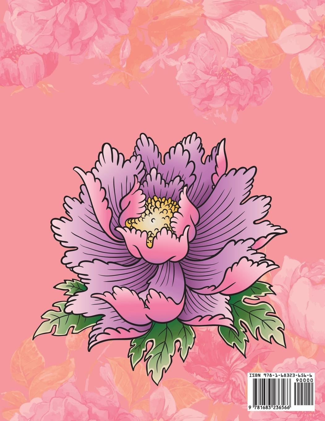 Rückseitencover Color Me Chrysanthemums! Flower Coloring Book