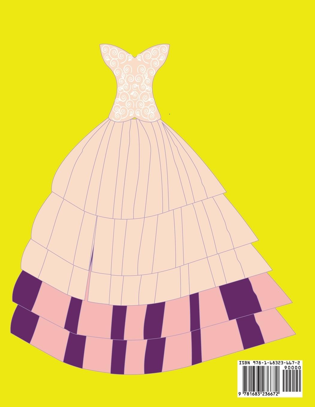 Rückseitencover Crinolines, Petticoats and Bloomers Coloring Book
