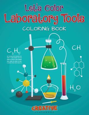 Vorderes Coverbild Let's Color Laboratory Tools Coloring Book