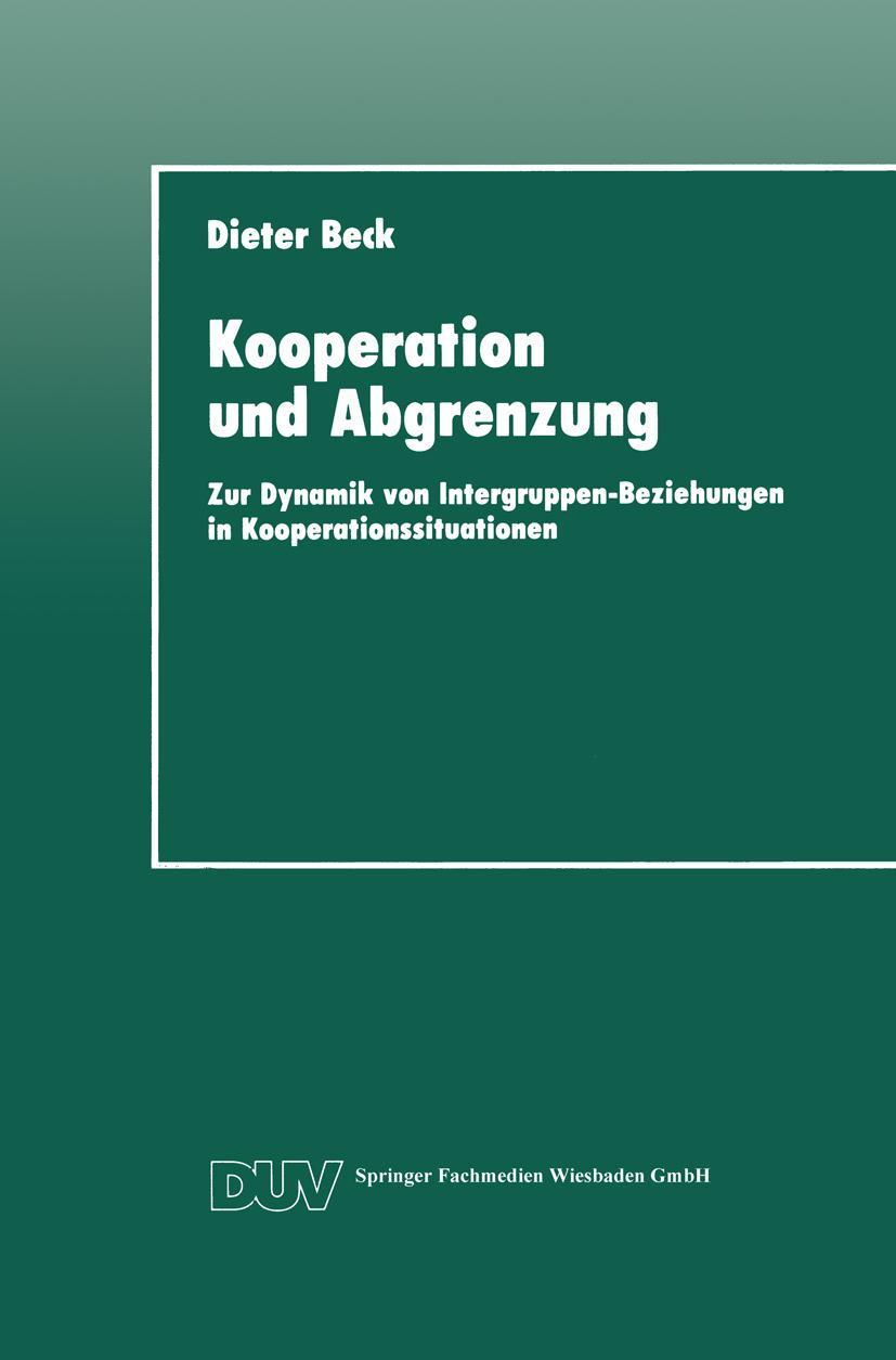 Vorderes Coverbild Kooperation und Abgrenzung
