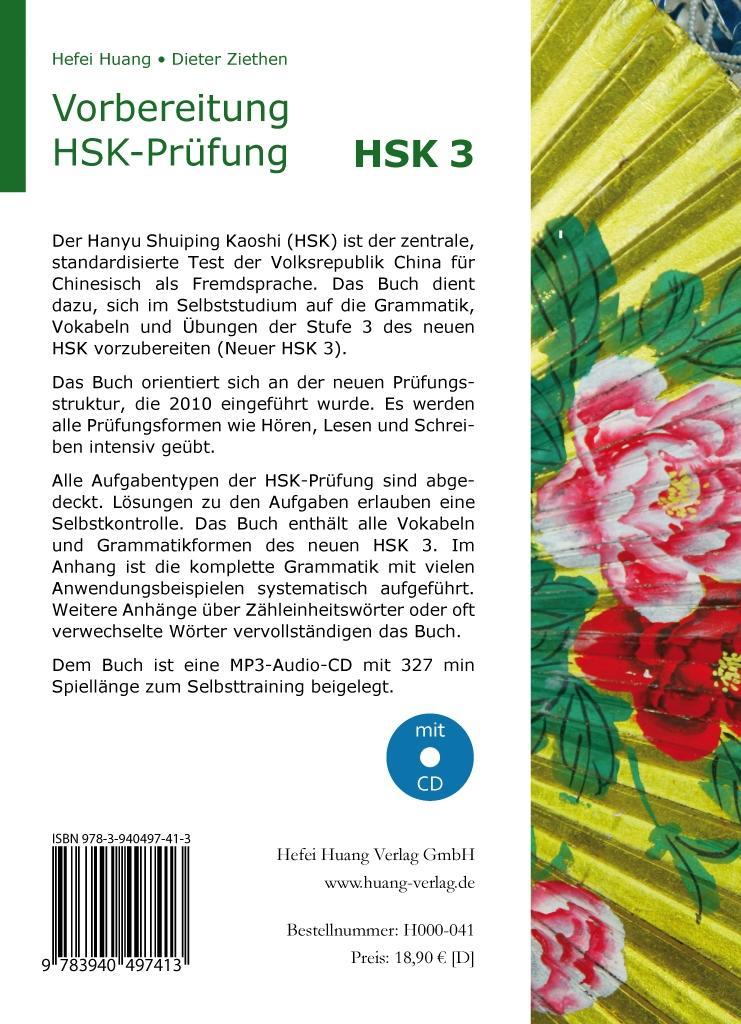 Beispielinhalt (Bild) Vorbereitung HSK-Prüfung. HSK 3