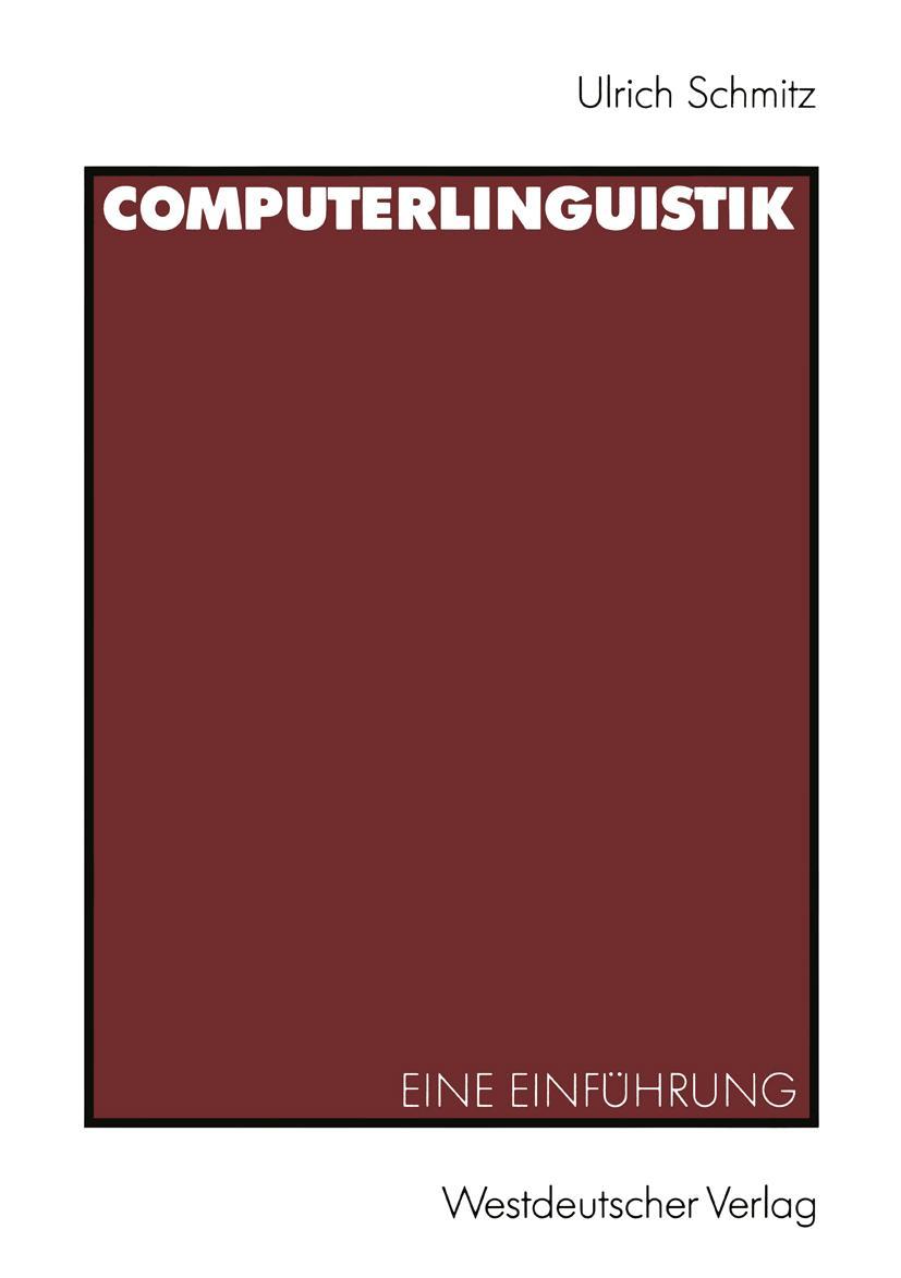 Vorderes Coverbild Computerlinguistik