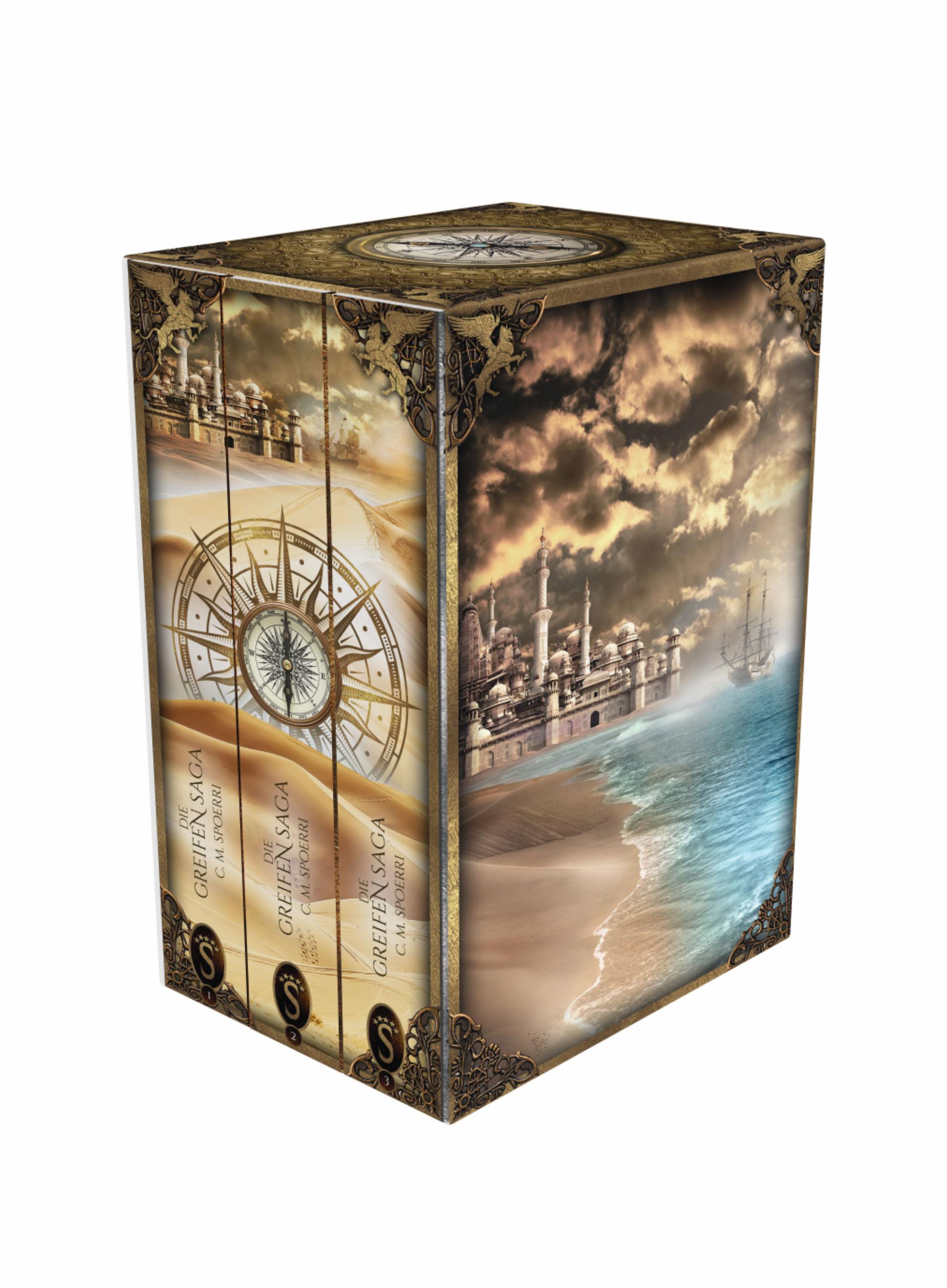 Vorderes Coverbild Die Greifen-Saga - Die komplette Trilogie im Schuber