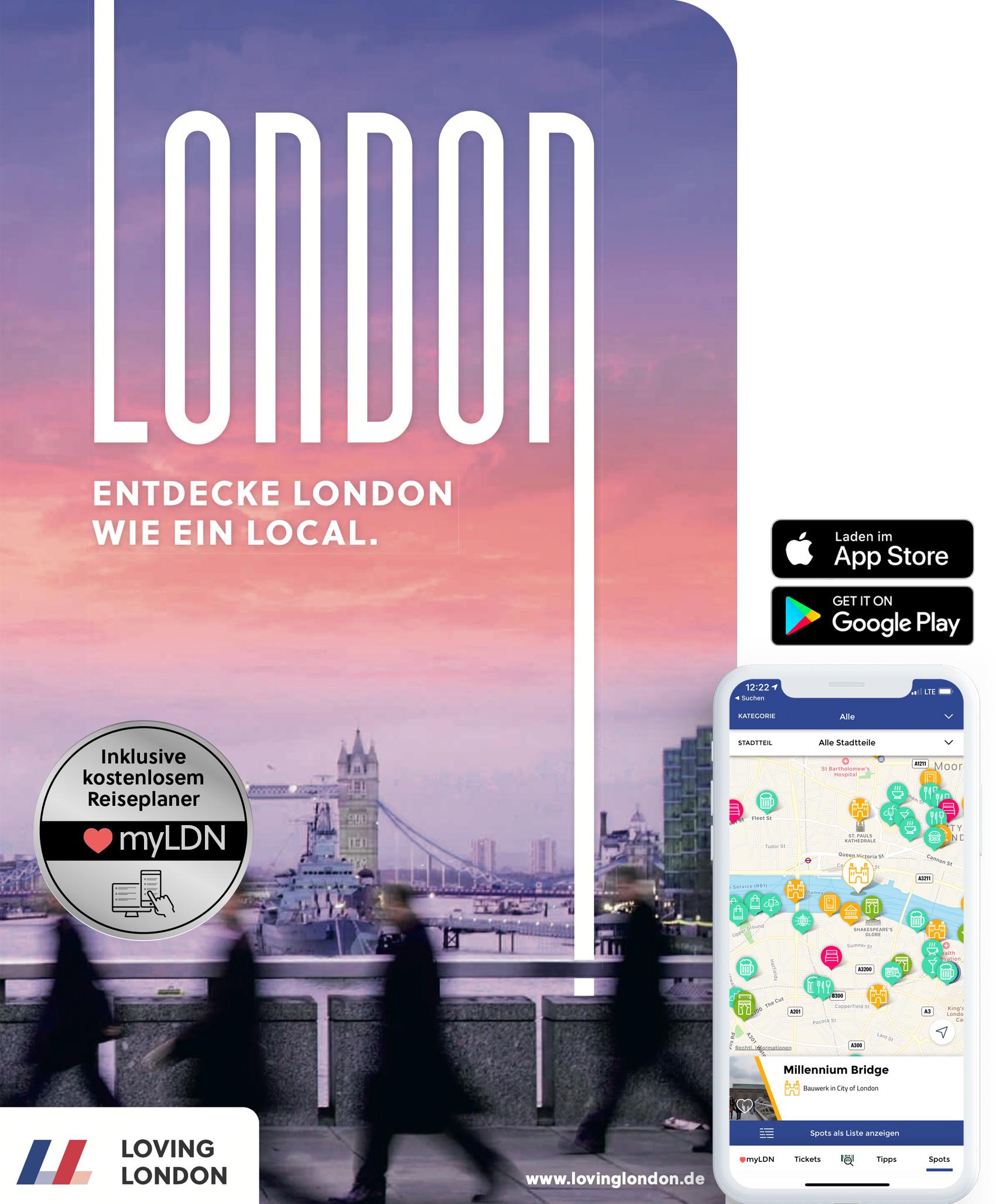 Vorderes Coverbild London Reiseführer von Loving London