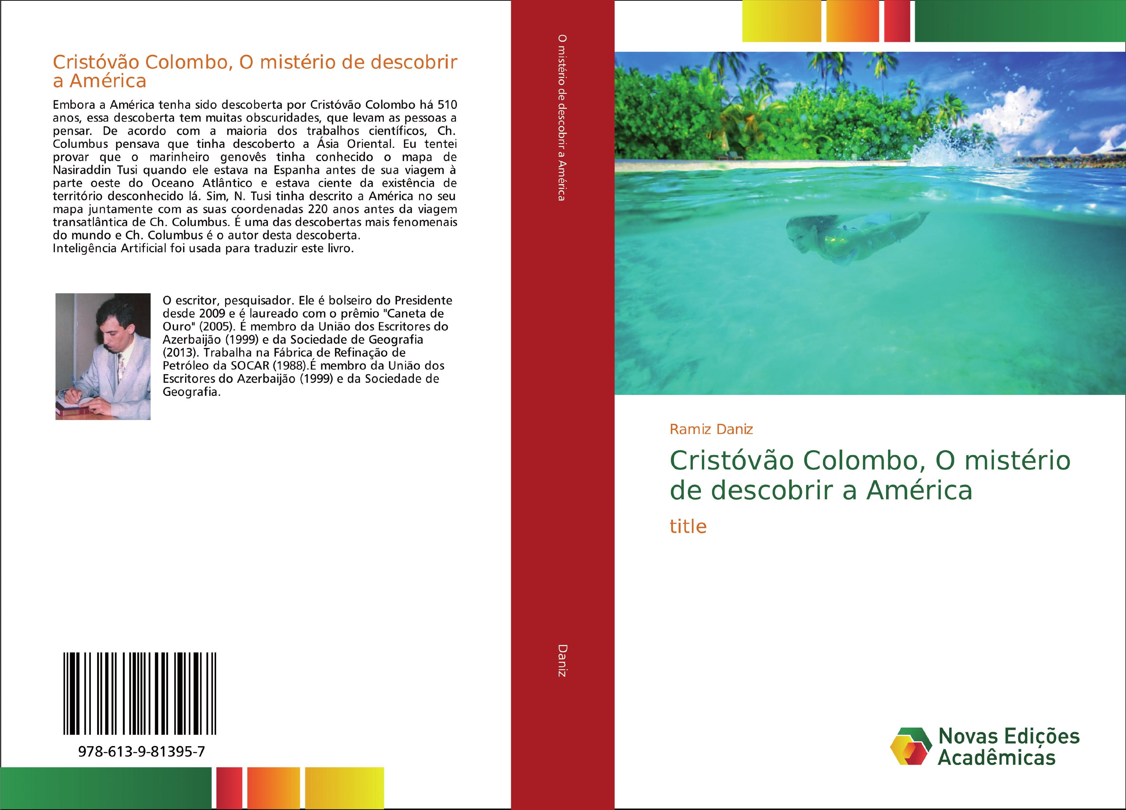 Vorderes Coverbild Cristóvão Colombo, O mistério de descobrir a América