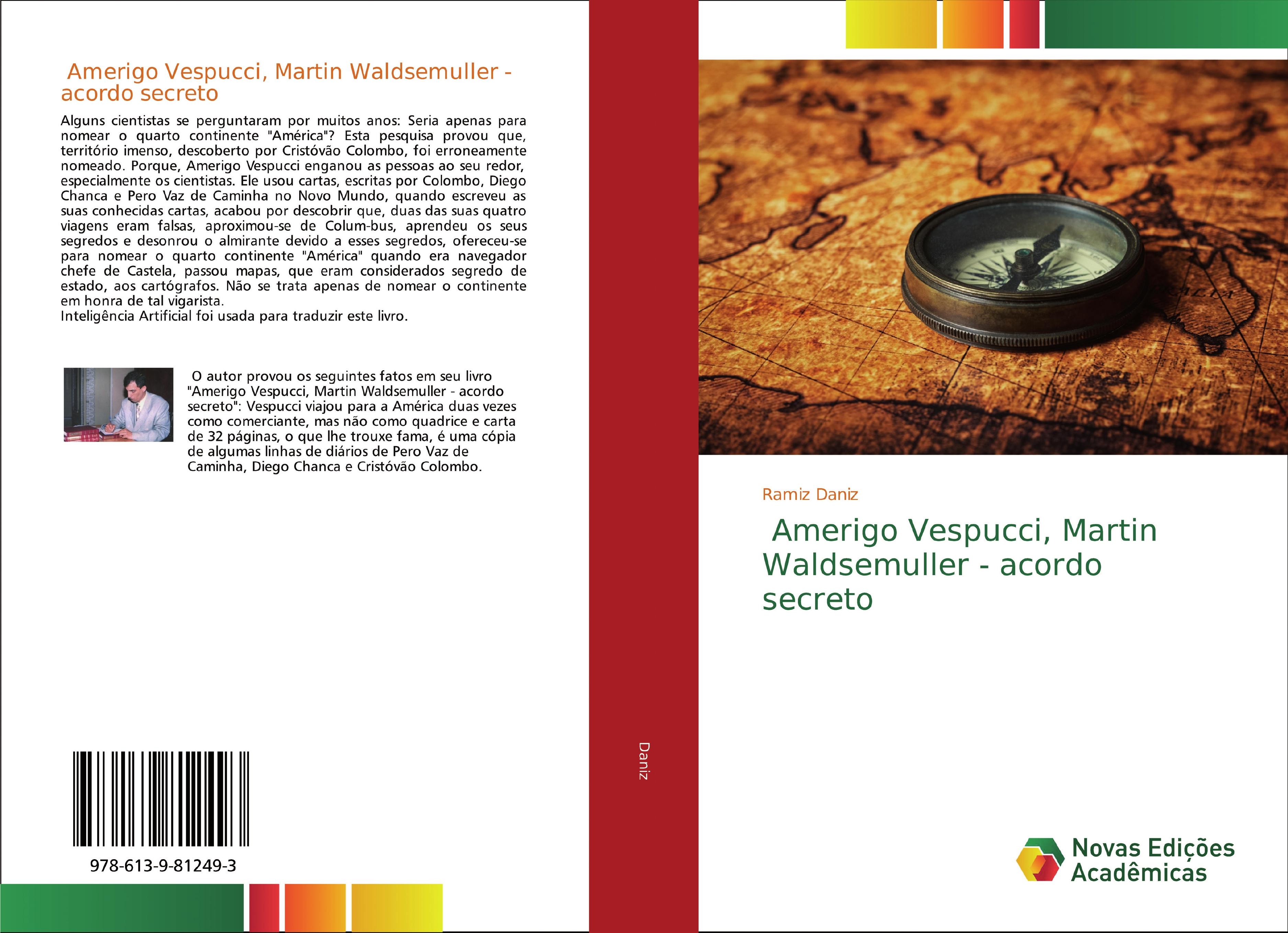 Vorderes Coverbild Amerigo Vespucci, Martin Waldsemuller - acordo secreto