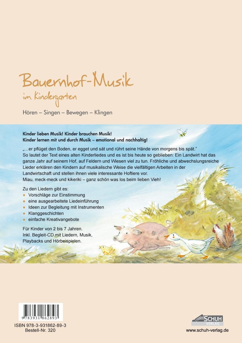 Beispielinhalt (Bild) Bauernhof-Musik im Kindergarten (inkl. CD)