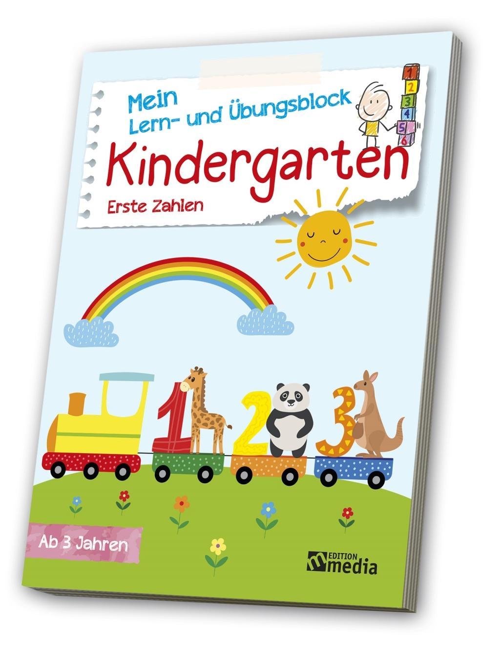 Vorderes Coverbild Mein Lern- & Übungsblock<BR>Kindergarten: Erste Zahlen