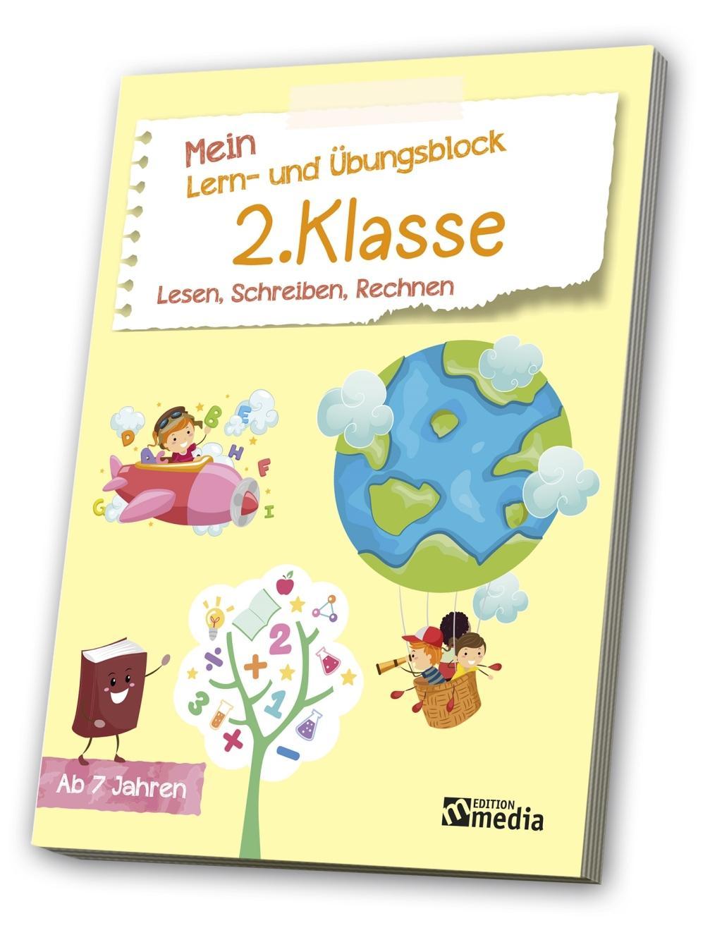 Vorderes Coverbild Mein Lern- & Übungsblock<BR>2. Klasse: Lesen, Schreiben, Rechnen