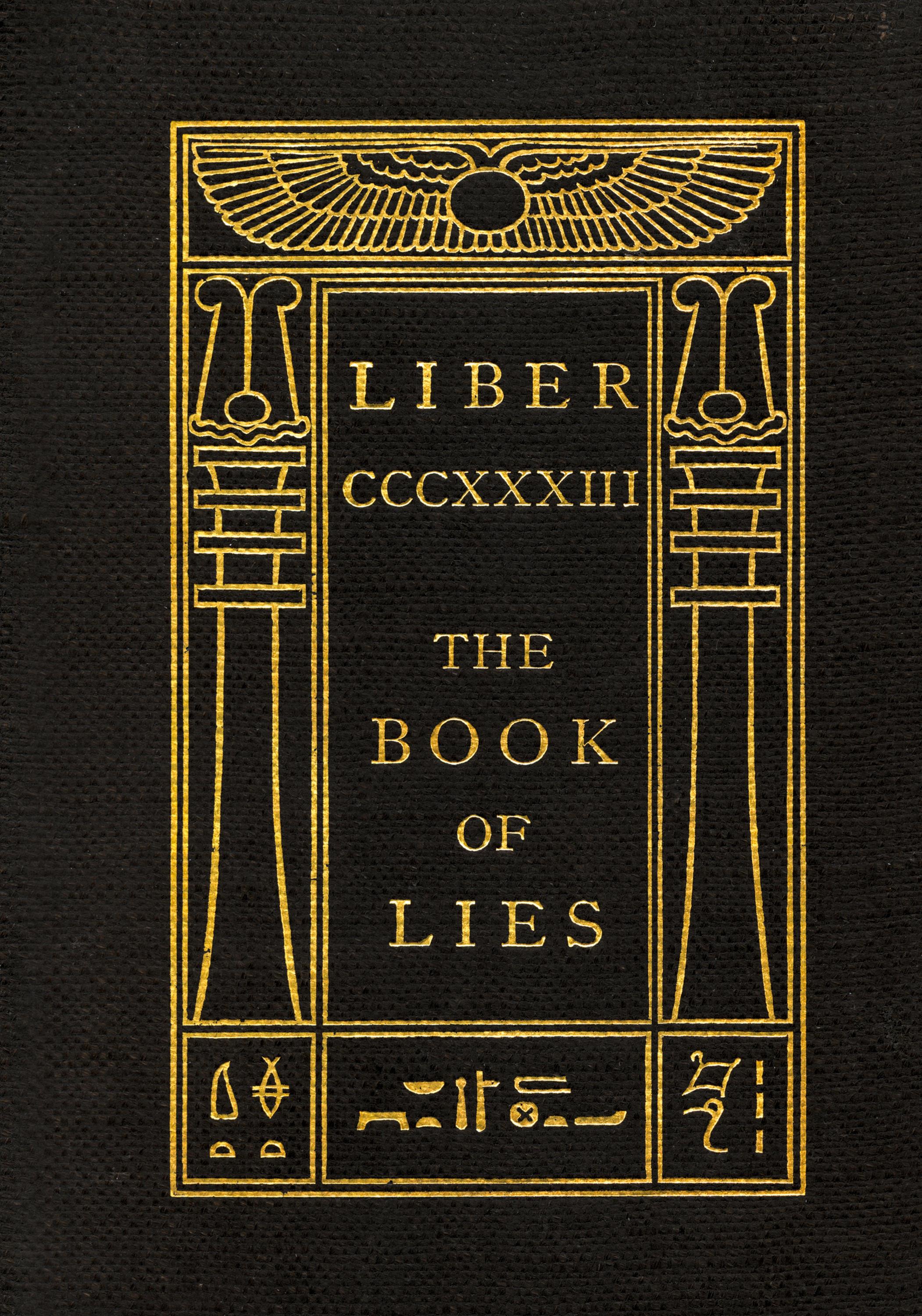 Vorderes Coverbild The Book of Lies