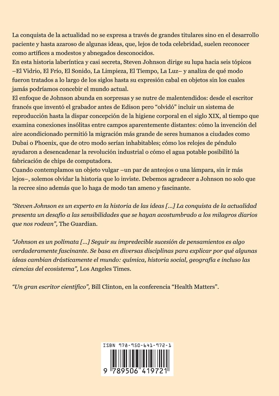 Rückseitencover Conquista De La Actualidad, La