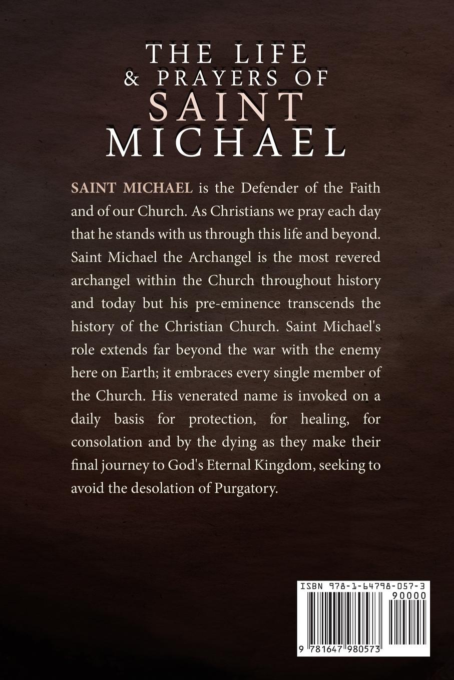 Rückseitencover The Life and Prayers of Saint Michael the Archangel