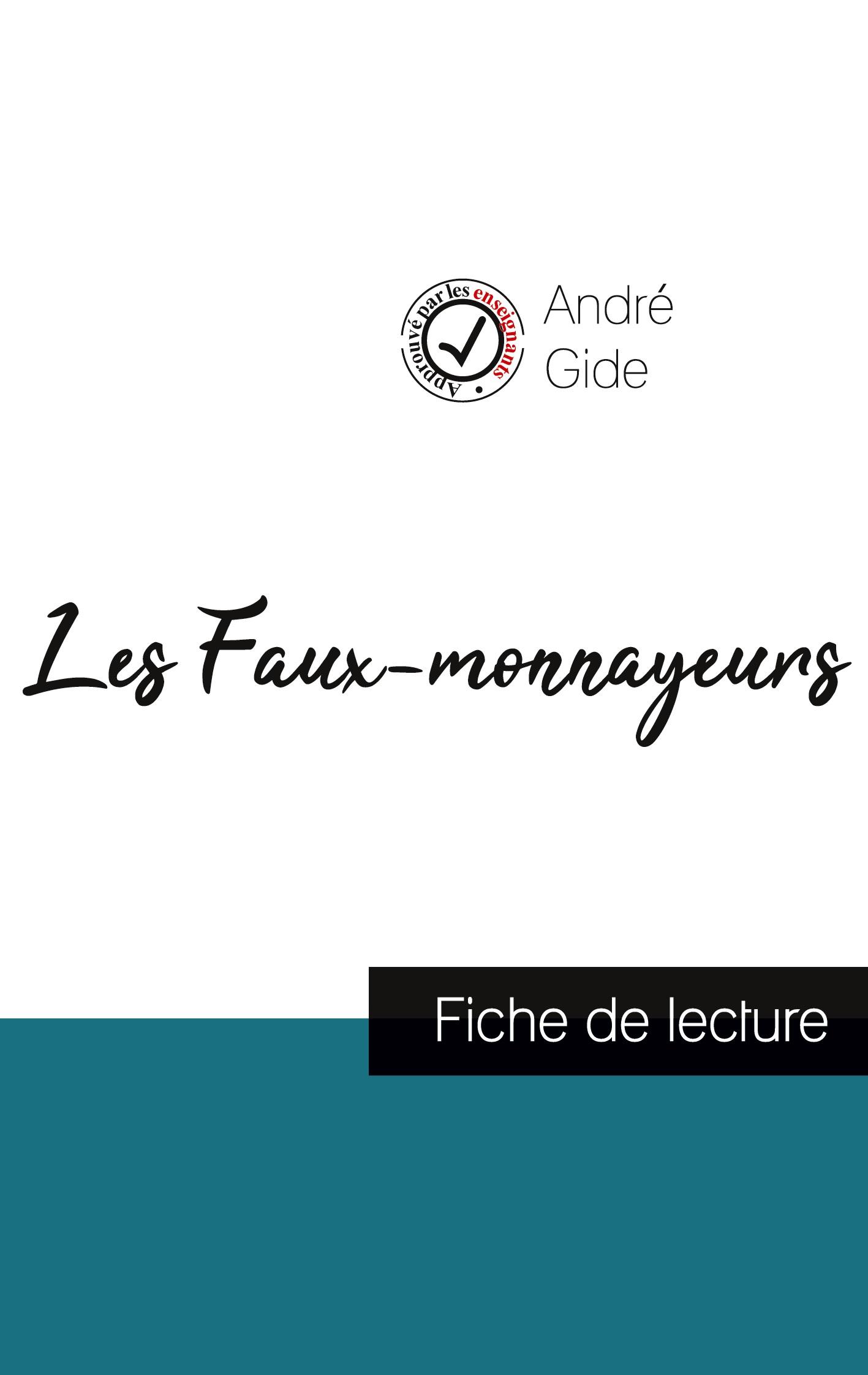 Vorderes Coverbild Les Faux-monnayeurs de André Gide (fiche de lecture et analyse complète de l'oeuvre)