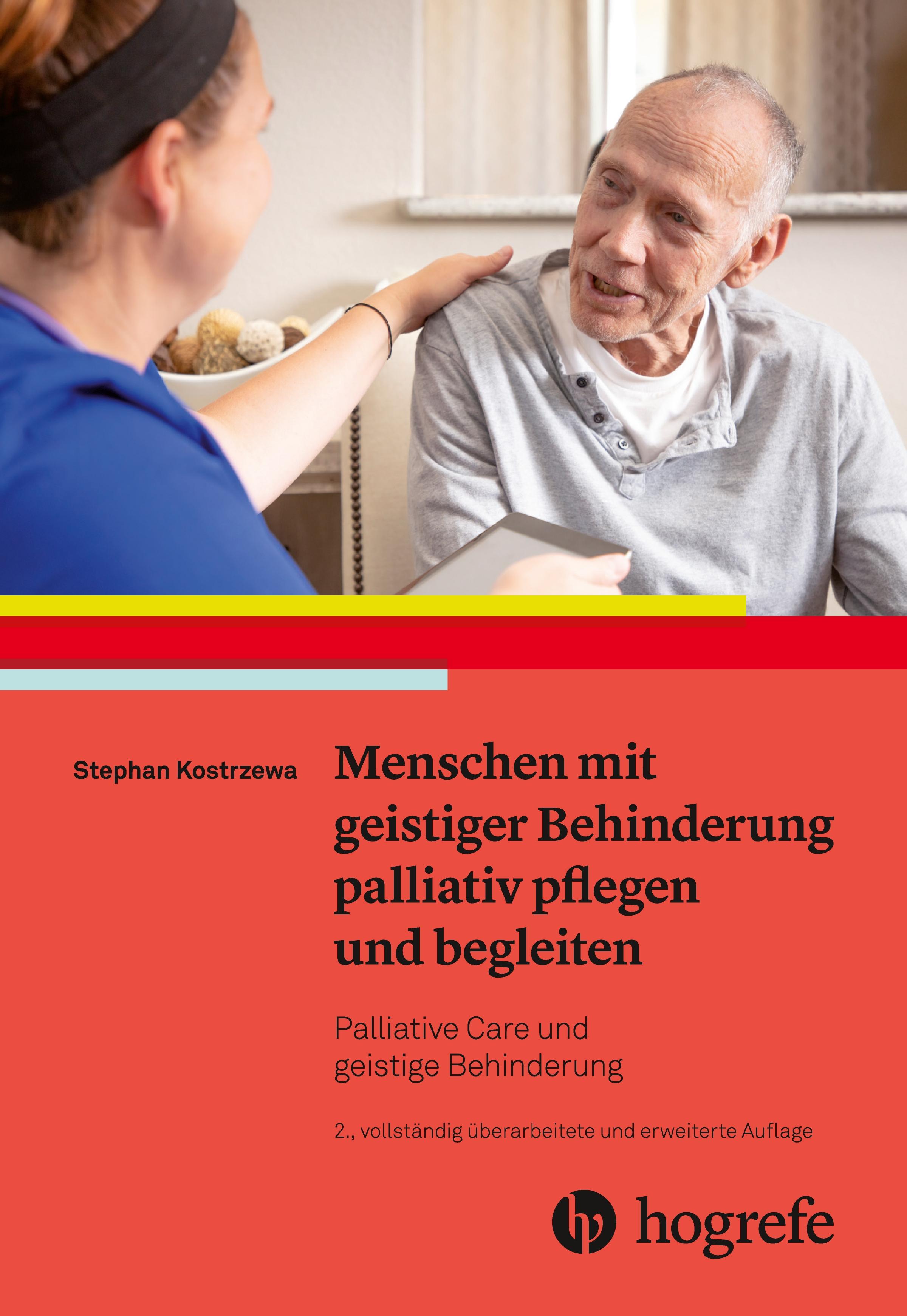 Vorderes Coverbild Menschen mit geistiger Behinderung palliativ pflegen und begleiten