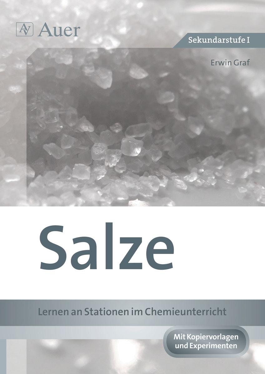 Vorderes Coverbild Salze - Lernen an Stationen im Chemieunterricht